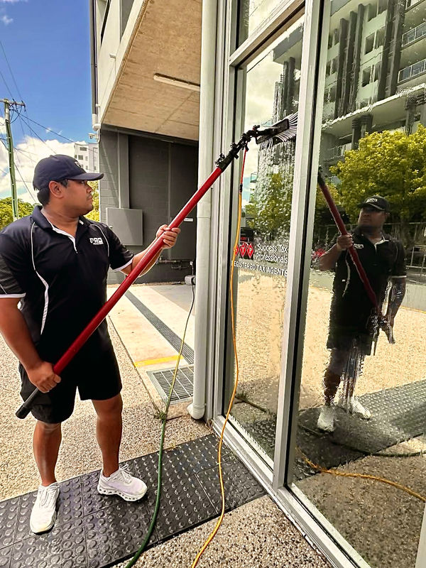 Pro Facilities team working onsite