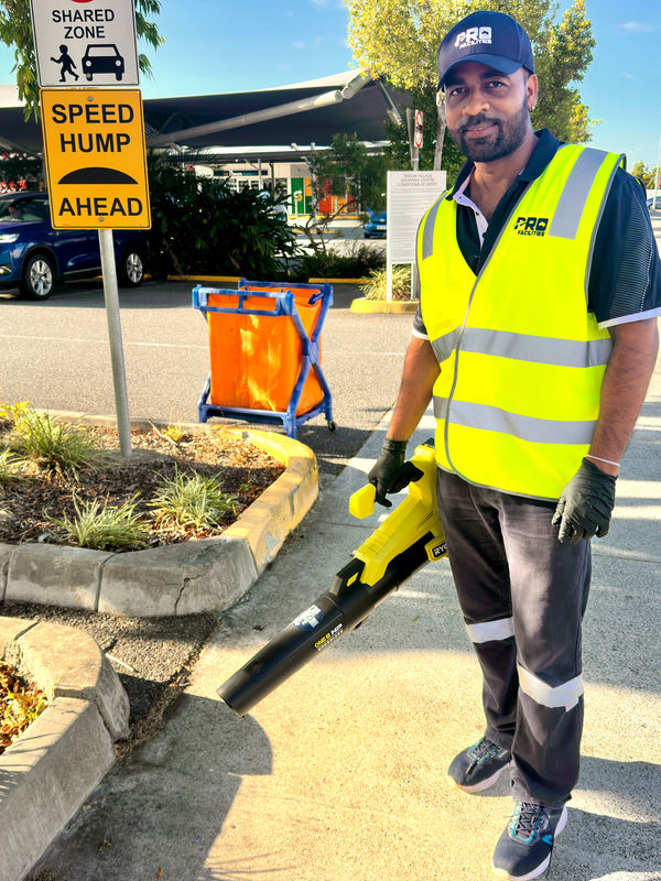 Pro Facilities team working onsite